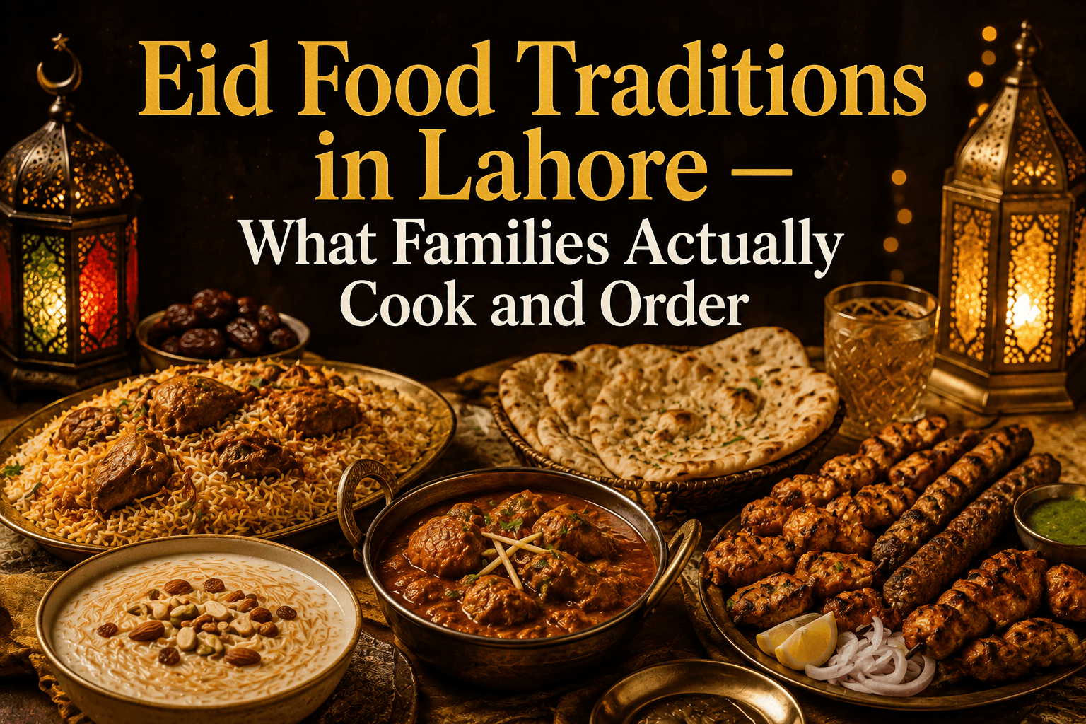 Eid Food Traditions in Lahore — What Families Actually Cook and Order